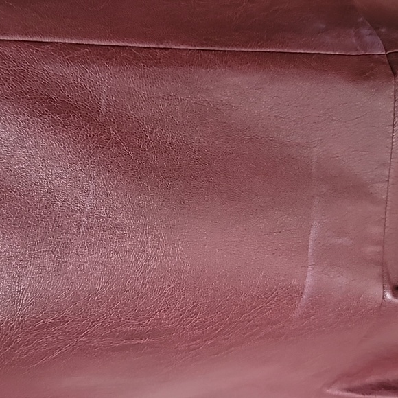 BCBGMaxAzria Sheridan Faux Leather Dress, Size Small, Color Royal Port - Picture 14 of 17